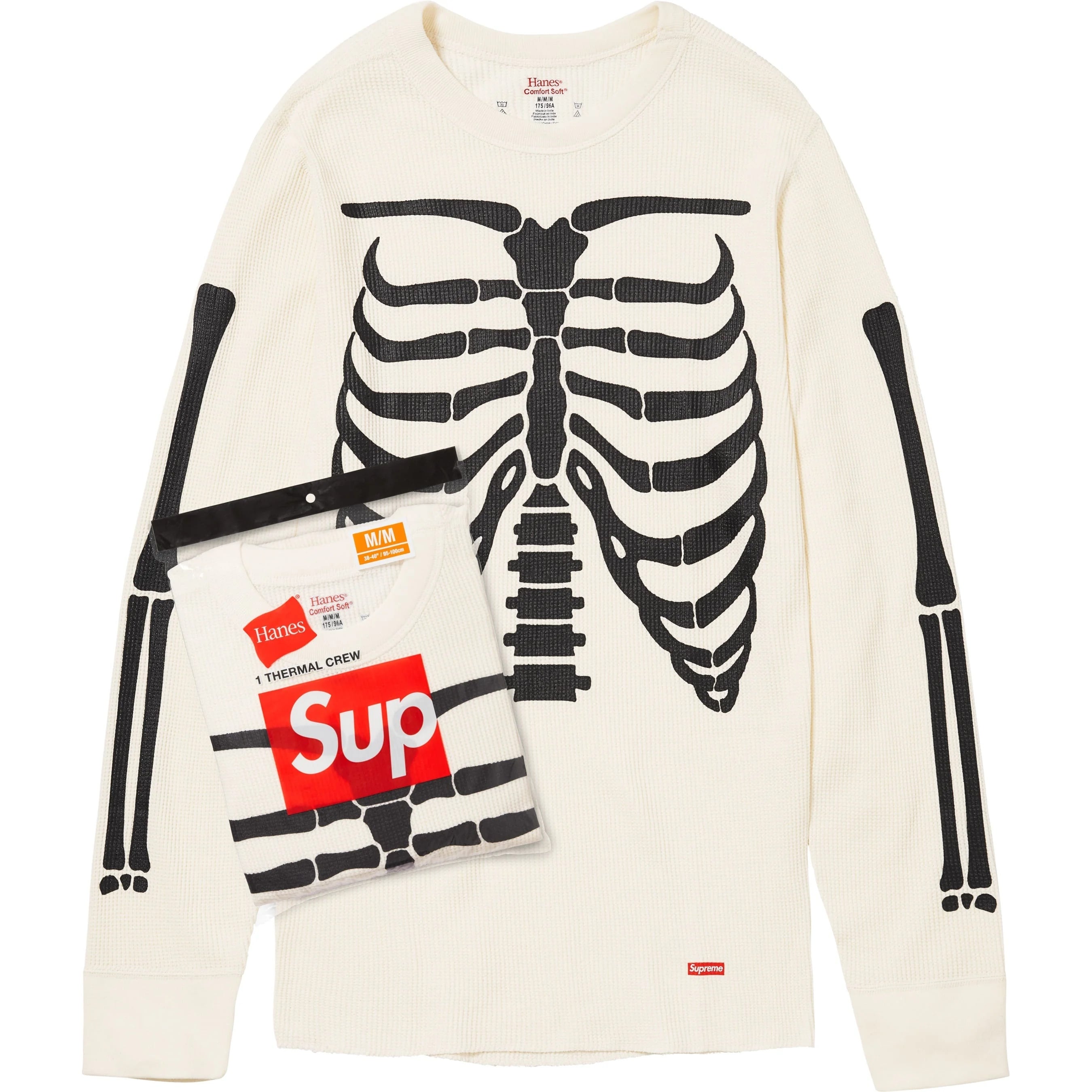 Supreme®/Hanes® Bones Thermal Crew (1 Pack) view 4